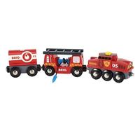 BRIO Rescue Fire Train 33844 for Wooden Train Set