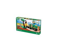 BRIO World Safari Train Set for Kids Age 3 Years Up - Wooden Railway Expansions and Accessories