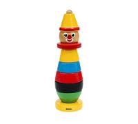 BRIO Stacking Clown 30120 Toddler Stacking Wooden Toy Age 1-2 years