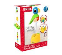 BRIO Stacking Record & Play Parrot Toddler Toys for Ages 12 Months Up (Kids 1 Year Old)