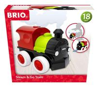 BRIO Steam & Go Train 30411 - Toy Train for Ages 18 Months+