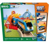 BRIO World Smart Tech Sound Action Tunnel Circle Battery Powered Train Set for Children Age 3 Years Up [Amazon Exclusive]
