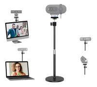 Brio Webcam Stand Holder, Magnetic Webcam Desktop Tripod Mount Compatible with Logitech Brio 101 100/Brio 301 300/Brio 501 500/Brio 4K 2022 2017 version/C270/C310 webcams