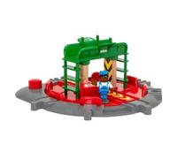 BRIO Wooden Rail Educational Toy with Figure and Turntable 33476 (Ages 3+)