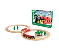 BRIO World - 33028 Classic Figure 8 Set - 22 Piece Wooden Toy Train Set with Accessories and Tracks | Enhances Creativity | Compatible Toys | FSC