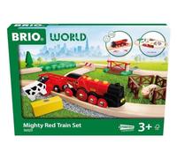 BRIO World 36029 Red Lola Farm Train Set for Children from 3 Years