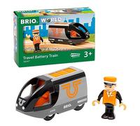 BRIO World 36047 Orange/Black Travel Train Battery Operated Toy Train for Children from 3 Years
