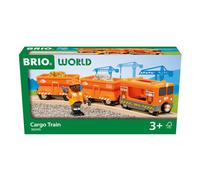 BRIO World - 36049 Gold Cargo Train | Toy Train Set for Kids Aged 3 Years Up
