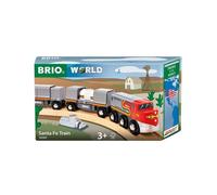 BRIO World - Trains of the World Santa Fe Train for Kids Age 3 Years and Up - Wooden Railway Accessories and Add Ons