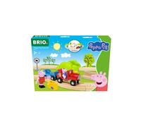 BRIO World Peppa Pig Starter Set Travel Toy Train Set for Kids Age 3 Years Up - Wooden Toddler Toys & Games