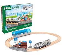 BRIO World Battery Powered High Speed Turbo Train Set for Kids Age 3 Years Up, Wooden Railway Accessories and Add Ons