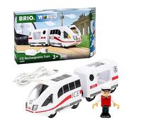 BRIO World Battery Powered Rechargeable ICE German Toy Train Engine for Kids Age 3 Years Up - Railway Accessories