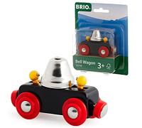 BRIO World Bell Wagon Toy Train for Kids Age 3 Years Up - Wooden Railway Add On Accessories