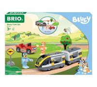 BRIO World Bluey Wooden Train Set 15 Piece Track Car Figures 3+ 36144