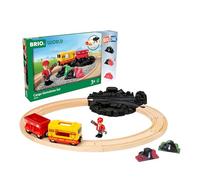 BRIO World Cargo Gemstone Starter Set Travel Toy Train Set for Kids Age 3 Years Up - Wooden Toddler Toys & Games