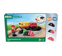 BRIO World Cargo Gemstone Starter Set Travel Toy Train Set for Kids Age 3 Years Up - Wooden Toddler Toys & Games