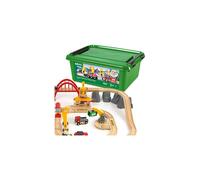 BRIO World Deluxe Cargo Train Set for Kids Age 3 Years and Up, Compatible with All BRIO Train Sets