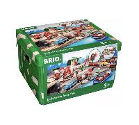 BRIO World Deluxe Railway Set, FSC-Certified (Beech)