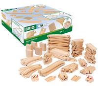 BRIO World Deluxe Track Pack for Kids, 70 Piece Wooden Railway Track Expansion Set, Ages 3 Years and Up