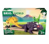 BRIO World - Dinosaur Attack Set for Kids Age 3 Years Up - Railway Accessories and Add Ons
