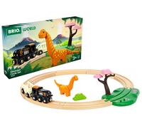 BRIO World Dinosaur Circle Toy Train Set for Kids Age 3 Years Up - Railway Acess