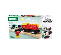 BRIO World Disney Mickey Mouse Battery Powered Train Toy for Kids Age 3 Years Up - Wooden Railway Add On Accessories