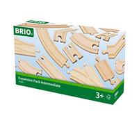 BRIO World Expansion Pack - Intermediate Wooden Train Track for Kids Age 3+