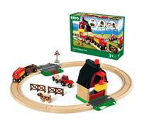 BRIO World Farm Railway Set for Children Age 3 Years Up - Compatible With Most BRIO Trains And Accessories