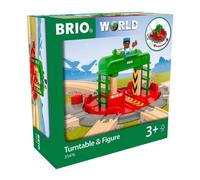BRIO World Figure Turntable Train Toy Wooden Rail 33476