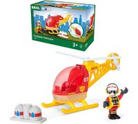 BRIO World Fire & Rescue Helicopter for Kids Age 3 Years Up - Compatible with al