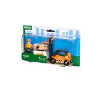 BRIO World - Fork Lift Truck Accessory for Wooden Railway Set Kids Toy