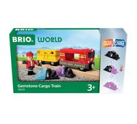 BRIO World - Gemstone Cargo Train - Wooden Train for Kids Age 3 Years Up - Railw