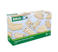 BRIO World Intermediate Expansion Pack Wooden Railway Track - Train Track Extension Pieces & Switch Tracks Add-On, Compatible with BRIO World Trains, Sets & Accessories, Kids 3 Years and Up