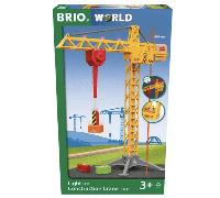 BRIO World Light Up Construction Crane