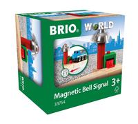 BRIO World Magnetic Railway Bell Signal for Kids Age 3 Years Up - Train Set Accessories and Add Ons