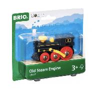 BRIO World Classic Steam Train Engine - Toys for Kids Age 3 Years Up - Add On Railway Accessory