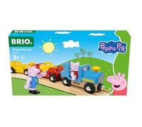 BRIO World - Peppa Pig Train - Wooden Train for Kids Age 3 Years Up - Railway Accessories and Add Ons
