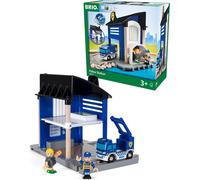 BRIO World Police Station for Kids Age 3 Years Up - Compatible with all BRIO Rai