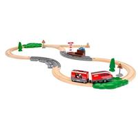 BRIO World - Pullback Train Set for Kids Age 3 Years Up - Railway Accessories and Add Ons