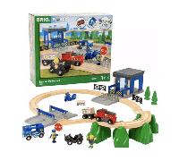 BRIO World Railway Set Rescue Police