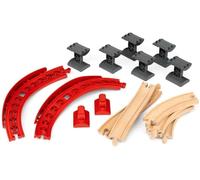 BRIO World Railway Tracks Ascending Curves Track Pack 33995 TRAIN WOODEN QUALITY