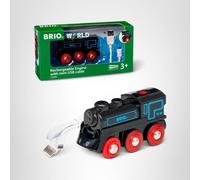 BRIO World Rechargeable USB Train Engine - Battery Powered Toy Locomotive wit