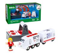 BRIO World Remote Control Travel Train Toy for Kids Age 3 Years Up - Wooden Railway Set Add On Accessories