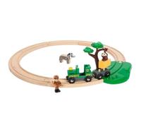 BRIO World Safari Train Set for Kids Age 3 Years Up - Wooden Railway Expansions and Accessories