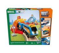 BRIO World Smart Tech Sound Action Tunnel Circle Battery Powered Train Set