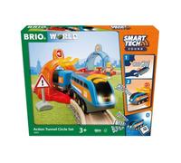 BRIO World Smart Tech Sound Action Tunnel Circle Battery Powered Train Set for Children Age 3 Years Up [Amazon Exclusive]