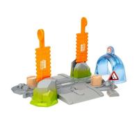 BRIO World Smart Tech Sound Danger Crossing for Kids Age 3 Years Up - Wooden Railway Expansions and Accessories
