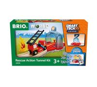 BRIO World Smart Tech Sound Rescue Action Tunnel Kit for Kids Age 3 Years Up - Wooden Railway Sets, Accessories and Add Ons