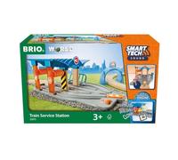 BRIO World Smart Tech Sound Service Train Station For Kids Age 3 Years Up - Presents for Children