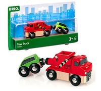 BRIO World Tow Truck for Kids Age 3 Years Up - Wooden Railway Train Expansions and Accessories